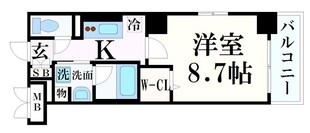 グランビスタ新神戸の物件間取画像